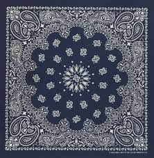 Super Sized Navy Blue Us Paisley Bandana On Bandanas Plus Tuch Einstecktuch