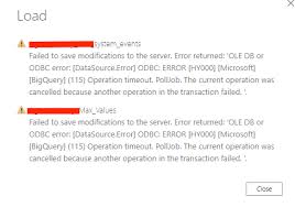 An error occurred on the server while processing the request. Solved Failed To Save Modifications To The Server Error Microsoft Power Bi Community