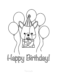 Birthday coloring pages free printable. 55 Best Happy Birthday Coloring Pages Free Printable Pdfs