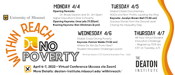 2022 Within Reach: No Poverty // The Brady and Anne Deaton Institute