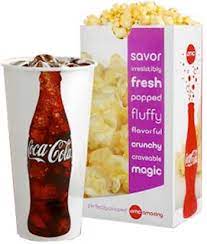 5 Movie Tickets 5 Popcorn Coke Combo Coupon At Amc Tickettuesday Drinks Fountain Drink Coke