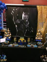 Black Panther Party Ideas Black Panther Party Birthday Party At Park Marvel Party