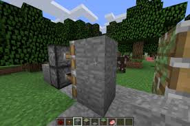 Choose the best minecraft door transparent png image for your design needs. How To Make An Automatic Piston Door In Minecraft With Pictures