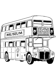 Coloriage Bus Anglais Bus Anglais Bus Dessin Coloriage