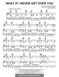 What If I Never Get Over You Lady Antebellum By R Hurd J Green L Veltz S Ellis On Musicaneo In 2020 Sheet Music Notes Country Music Lyrics Country Song Quotes