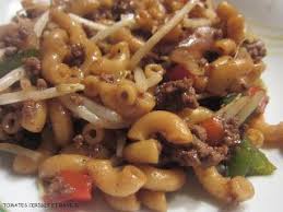 Tomates Cerises Et Basilic Macaroni Chinois Ground Beef Recipes For Dinner Beef Recipes Dog Food Recipes