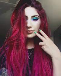 Arctic Fox Hair Color Kayladaniellea Really Feeling This Arcticfoxhaircolor Mash Up Of Shades Fox Hair Dye Hot Pink Hair Arctic Fox Hair Color