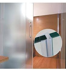 Glass Shower Door Seal Strip 120inch Frameless Weather Stripping Seal Sweep For Door Windows Flexible Glass Shower Door Seals Glass Shower Doors Shower Doors