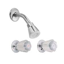 Shower faucet with 2 handles, 2 handle shower faucet road home. Kb Dual Handle Shower Knob Faucet Polished Chrome Home Outlet