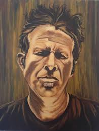 Dinsmore Navy" aka "Waiting for Wind" 2025 18x24 acrylic