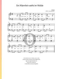 Noten lesen muss kein wunschtraum bleiben! Ein Mannlein Steht Im Walde Sheet Music Piano Voice Pdf Download Streaming Oktav