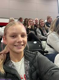 Some high school volleyball players and coaches caught an OSU game today!  It was great to see the girls get together and watch the game at the next  level!
