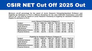 CSIR NET कट ऑफ 2025 जारी: विषयवार कट ऑफ अंक और PDF डाउनलोड करें - Imagen principal del artículo