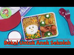 Cara Sederhana Membuat Bekal Untuk Anak Sekolah Resep Modern Youtube Resep Resep Anak Sederhana