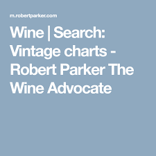 Wine Search Vintage Charts Robert Parker The Wine