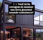📸 Crédito: @the_container_girls, ⠀, 🍴✨ Você teria coragem de montar sua  área gourmet usando containers?, Esse projeto é simplesmente  impressionante! Uma verdadeira área gourmet de alto padrão, feita ...