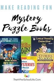 6 Best Mystery Puzzle Books For Kids That After School Life In 2020 Puzzle Books High School Art Lesson Plans After School Program