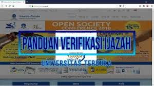 Cara cek atau mencari nomor ijazah pada ijazah _ penerapan sistem elektronik dalam dunia pendidikan memungkingkan seorang alumni dari suatu. Panduan Verifikasi Ijazah Universitas Terbuka Youtube