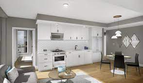 Our test kitchen is lined with cabinets, top and bottom and in the center too. Dc Metro Area