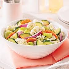 Salade De Chou Fleur Carottes Et Courgettes Marinees Recette Recettes Salade Chou Fleur Salade Et Courgettes Marinees