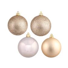 Champagne Gold Ornaments Christmas Target Christmas Ornament Sets Ornament Set Ball Ornaments