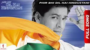 The producers derived the title from lines of the song mera joota hai japani from the 1955 raj kapoor film shree 420. Phir Bhi Dil Hai Hindustani Title Track Juhi Chawla Shah Rukh Khan Now Available In Hd Youtube