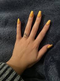Coffin Shaped Black Sunflower Acrylic Nails Sunflower Yellow Nails Acrylic Nails Coffin Short Short Coffin Nails Designs Yellow Nails