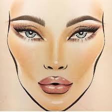 pin by my info on drawing makeup face charts mac face