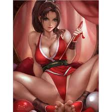Ninja Fighter Mai Shiranui Red Sexy Girl Canvas Painting Custom Print Anime  Video Game Comics Art Poster Wall Pictures for Room|Painting & Calligraphy|  - AliExpress