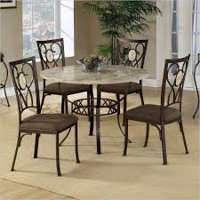 Hillsdale Brookside Round Fossil Table With Oval Back Chairs 5 Piece Dining Set 4815dtrnb Metal Round Dining Table Round Dining Set Round Dining Table Sets