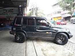 Cari penawaran terbaik untuk mobil bekas suzuki escudo modif. Suzuki Vitara Makin Gagah Setelah Ganti Velg Hsr Wheels Ring 15