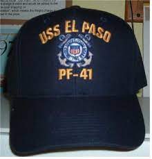 Uss El Paso Pf 41 Military Hat Ball Cap Hats