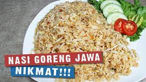 Resep Masakan Nasi Goreng Jawa Spesial Youtube