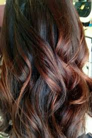 Premium futura heat resistant synthetic hair cap. Picture Of Dark Brown Hair With Auburn Highlights