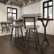 Check out our swivel bar stools selection for the very best in unique or custom, handmade pieces from our stools & banquettes shops. Brixton Swivel Stool With Upholstered Seat And Backrest By Amisco 41536 Stools Canada Bar Stools Canada Pub Table Sets Bar Stools