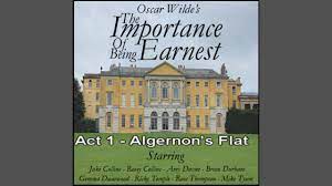 Algernon and lane, as well as most other characters in the play, are both literary constructs, that is. The Importance Of Being Earnest Act 1 Gina Ganymede Youtube