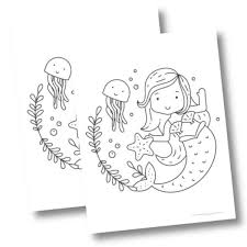 Kids can choose beloved animals like cats, seals, dogs, birds and more to color and call their own. 3 Free Printable Mermaid Coloring Pages For Girls