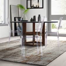 clear lucite dining chairs