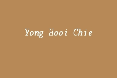 M/s zairina loh & wong solicitors : Yong Hooi Chie Lawyer In Jalan Yap Kwan Seng