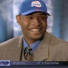 June 24, 1998: With the first pick in the NBA Draft, the Los Angeles  Clippers select Michael Olowokandi from the University of the Pacific.,  #otd #90s #nba #basketball #nbadraft #losangeles #clippers