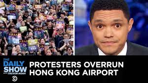 Trevor Noah cancels Hong Kong stand-up as protests continue.