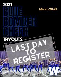 We did not find results for: Blue Bomber Cheer Team Home Facebook