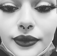 Septum piercing by Amanda Zimmerman : Body Piercing