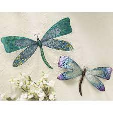Its gloss sheen accentuates the tile's white neutral color. Large Dragonfly Wall Art Stylish Home Decor Clothing Jewelry Accessories