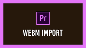 Free templates for adobe premiere pro. How To Import Webm Into Premiere Pro Vp8 9 And More 2020 Youtube