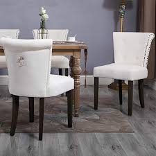 Amazon Com Flieks Dining Chairs Upholstered Tufted Parsons Chair Modern Accent Chairs With Upholstered Dining Chairs Tufted Dining Chairs Modern Accent Chair