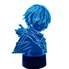 HaoLin Anime Noragami Yato Figure Led Night Light for Home Bedroom Decor  Light Kids Brithday Christmas Gift Touch/Remote 16 Colors Manga Noragami  Acrylic 3d Table Lamp - Amazon.com