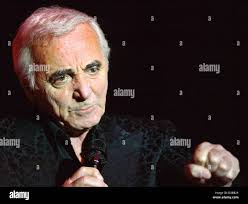 Singer charles aznavour hi-res stock photography and images