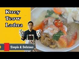 Rendang ayam hari raya special resepi pasti sedap. Resepi Kuey Teow Ladna Versi Khairulaming Jom Masak Youtube
