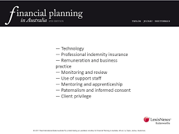 It can be helpful to work with a financial planner to help you target the most worthwhile and realistic goals. Chapter 3 Ethics And Compliance Introduction Sound Financial Advice Is Important To Australia S Economy Financial Advice Is Subject To Regulation Many Ppt Download